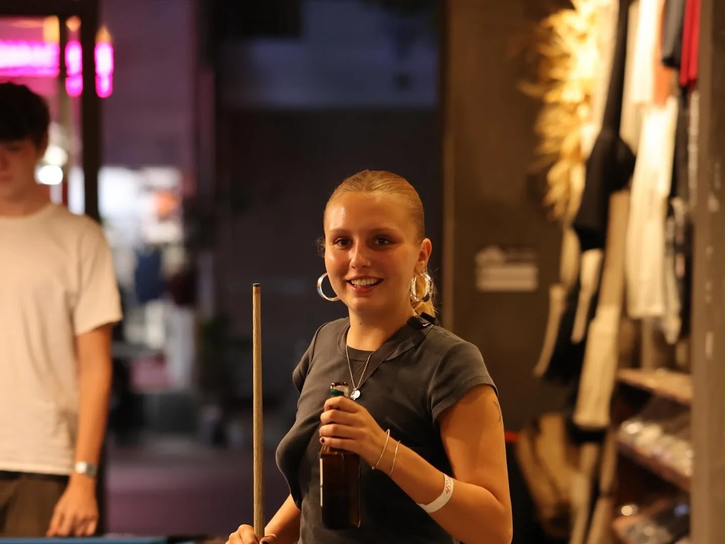 Coffee served in a warm independent creative space
